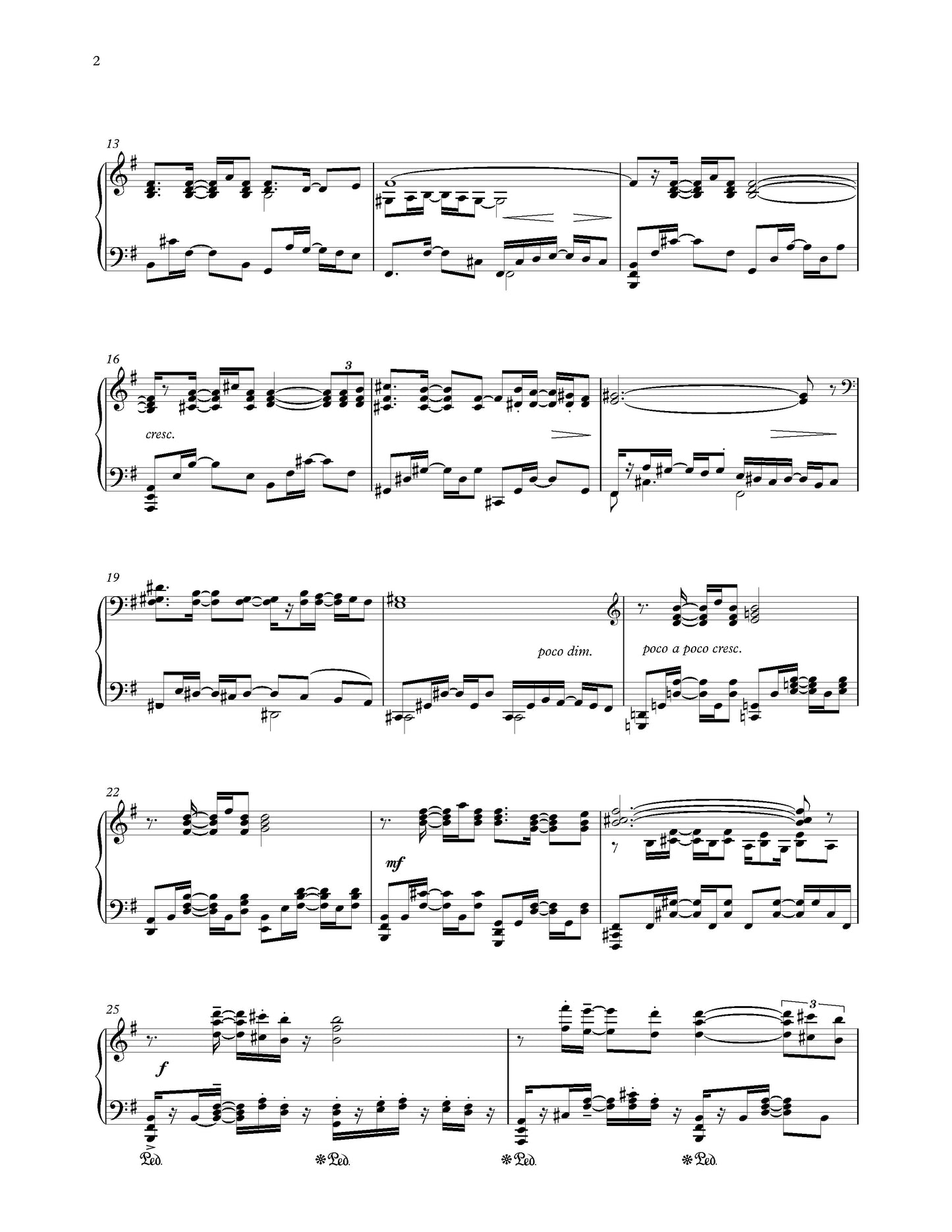 Etude in G Major (Part I, No. 2)