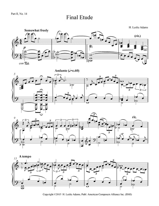 Final Etude (Part II, No. 14)