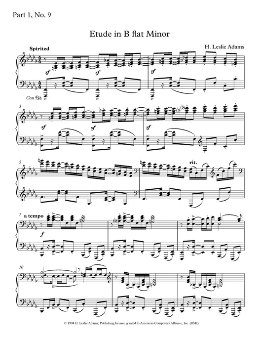 Etude in B-Flat Minor (Part I, No. 9)