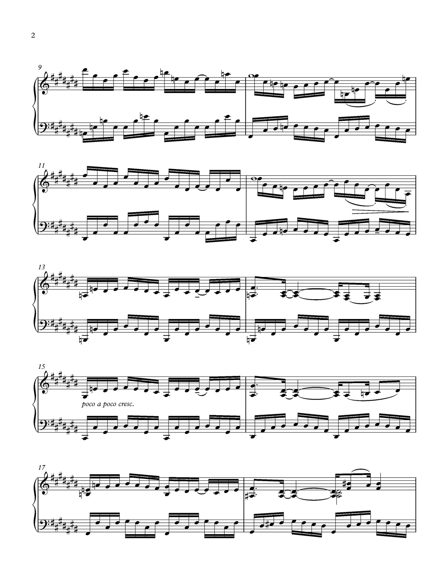 Etude in C-Sharp Major (Part II, No. 8)