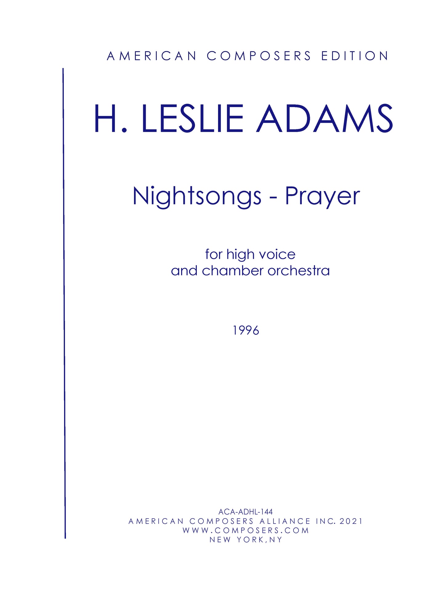 NIGHTSONGS: Prayer