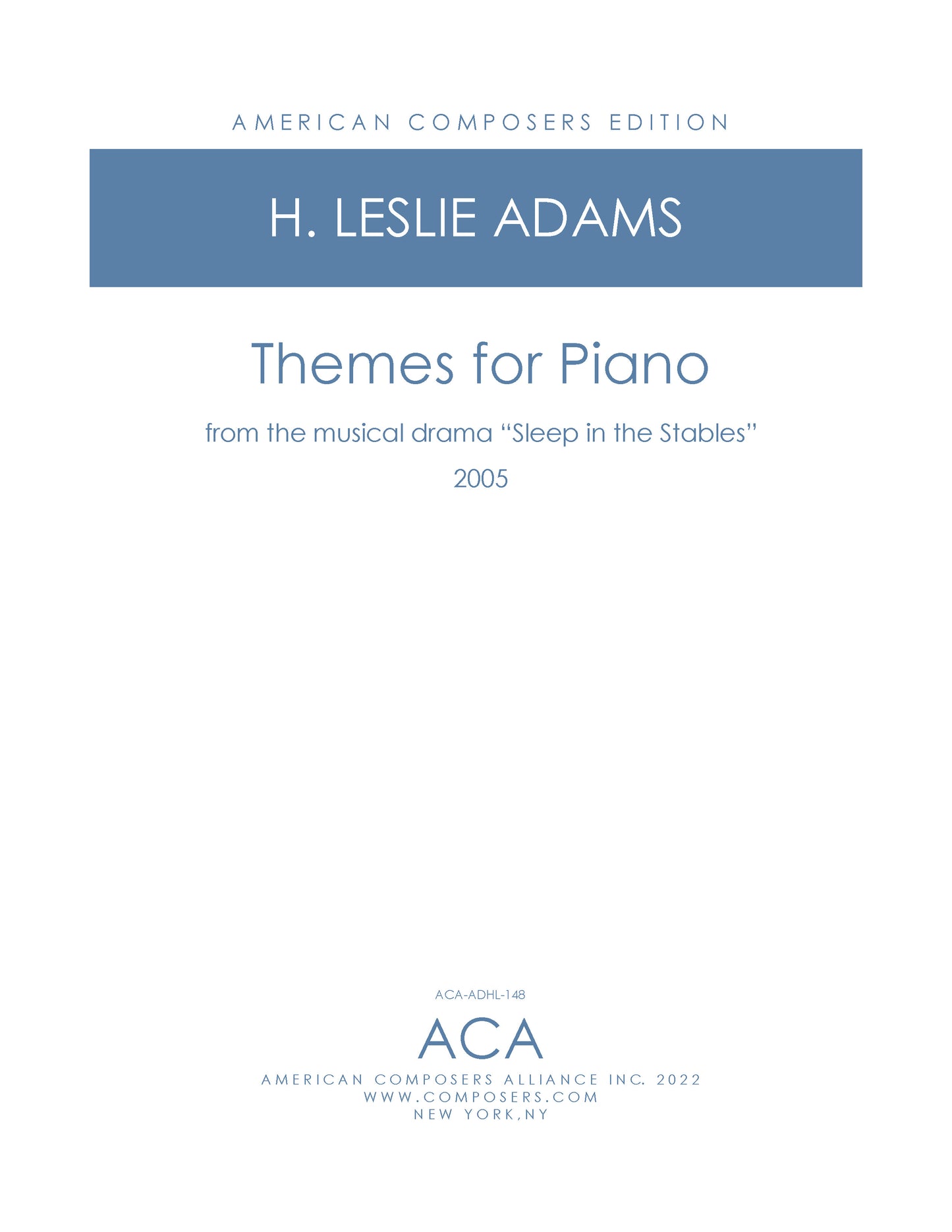 Themes for Piano