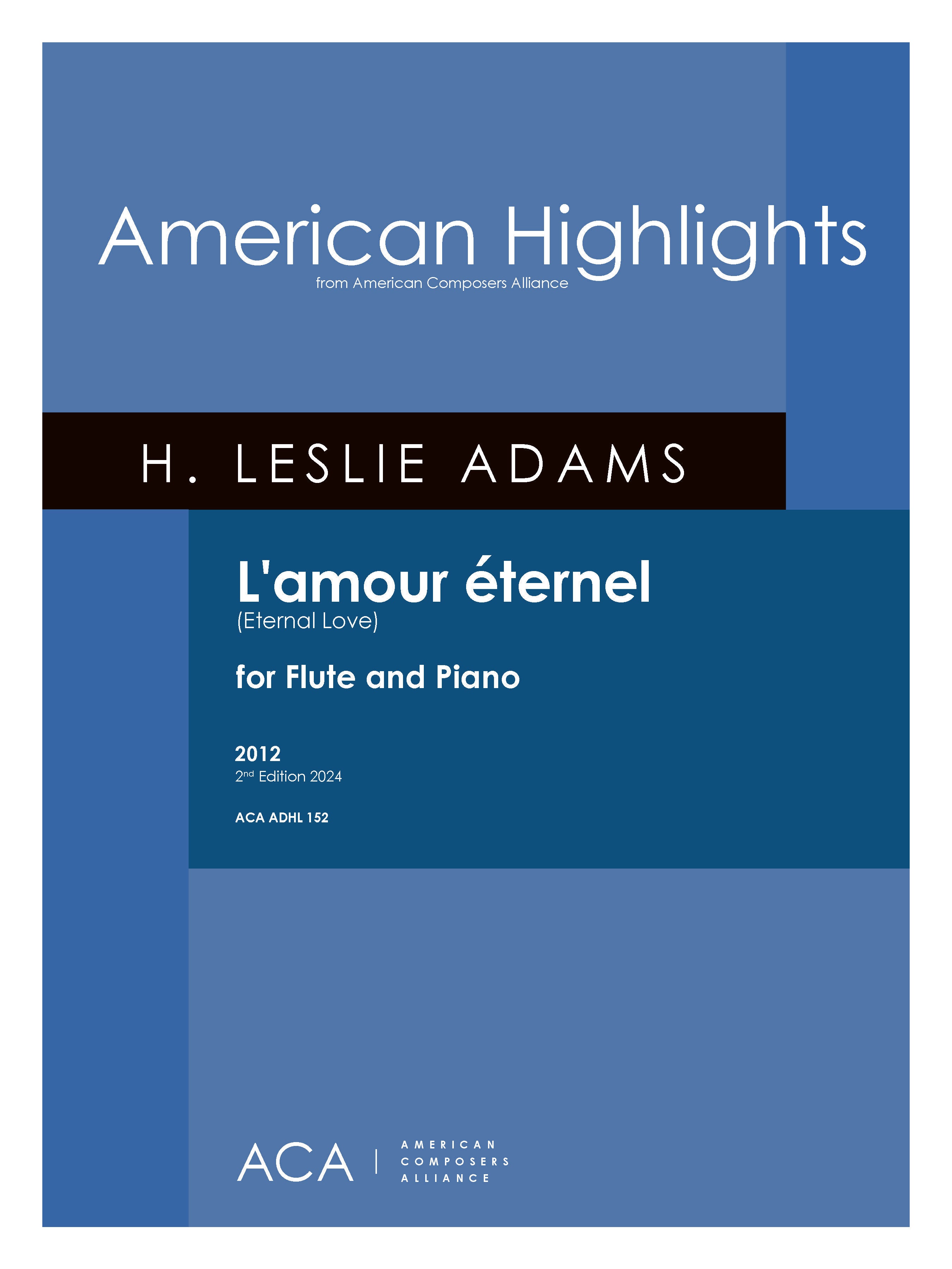 L'Amour eternel – American Composers Alliance