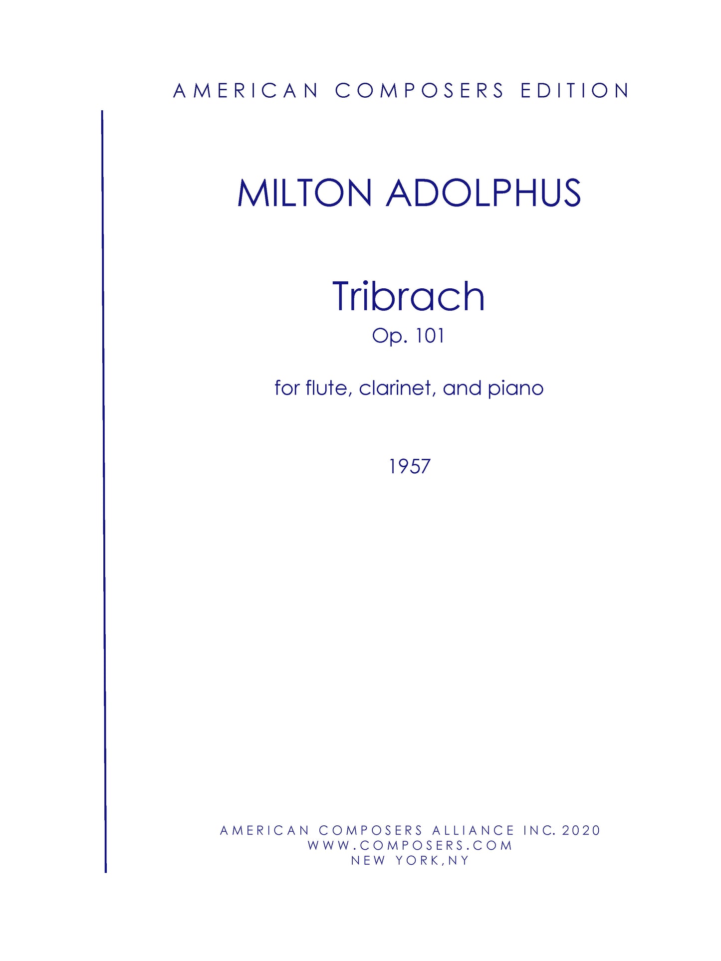 TRIBRACH, op 101