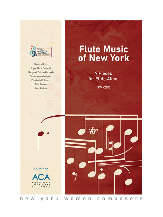 Flute Music of New York (NYWC): Nine Pieces for Flute Alone