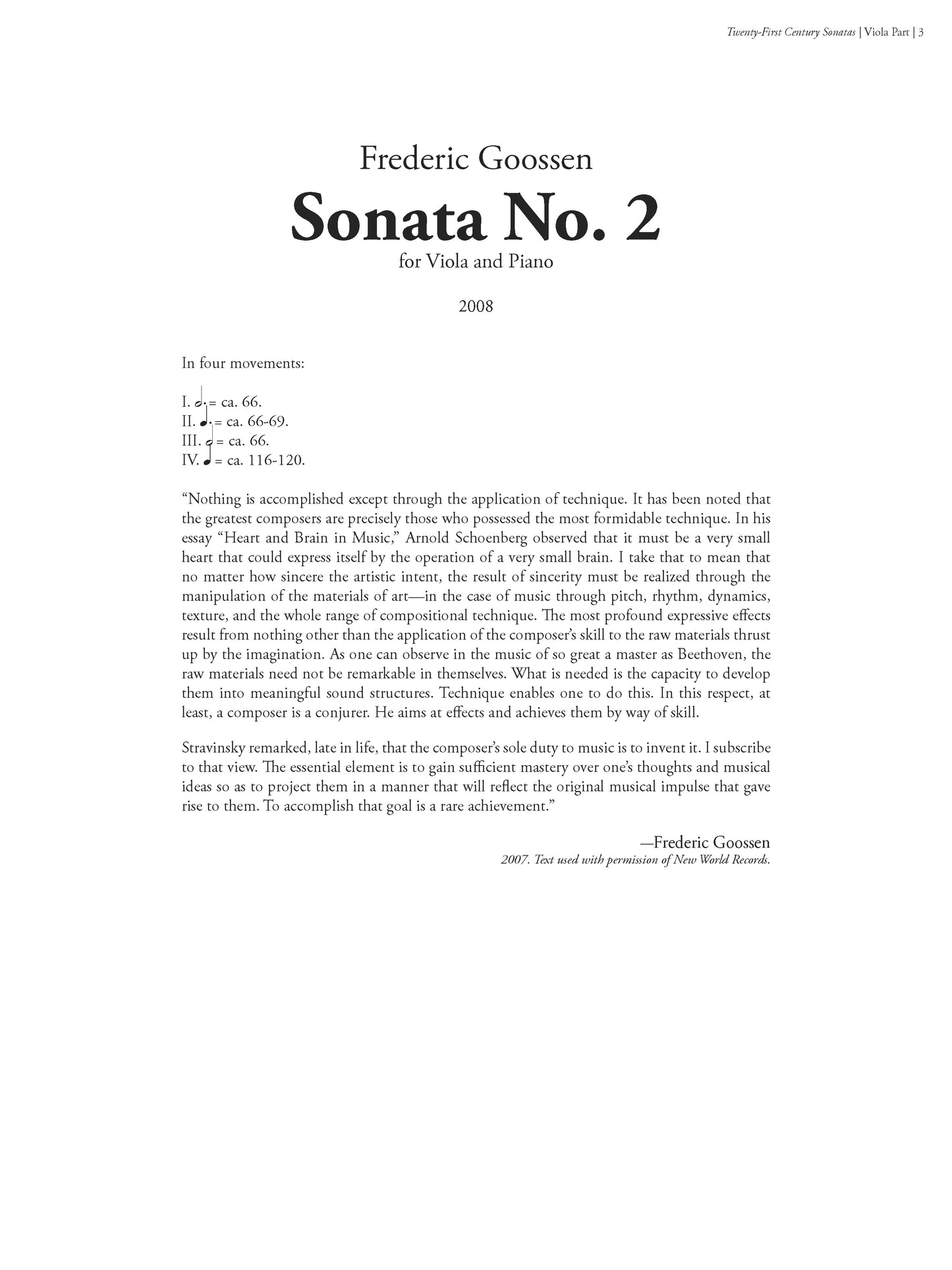 Twenty-First Century Sonatas for Viola and Piano