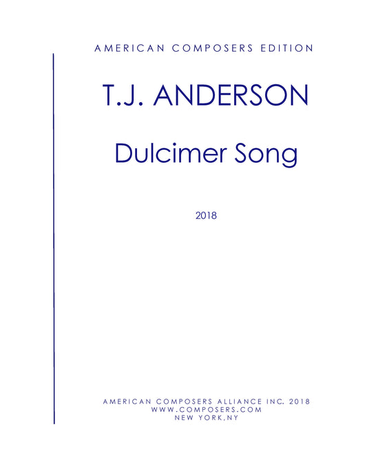 DULCIMER SONG