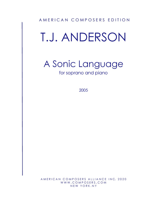 Sonic Language