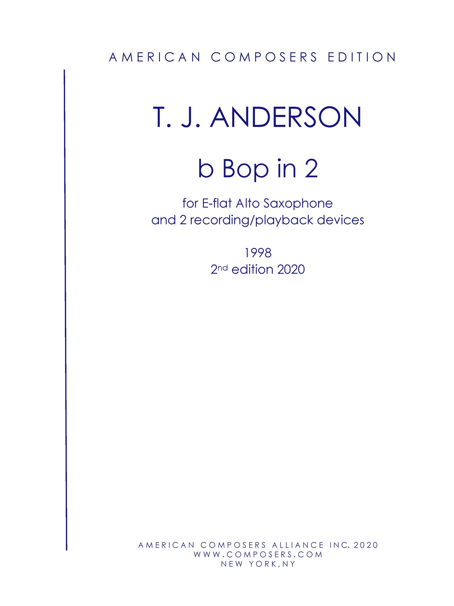 B Bop in 2