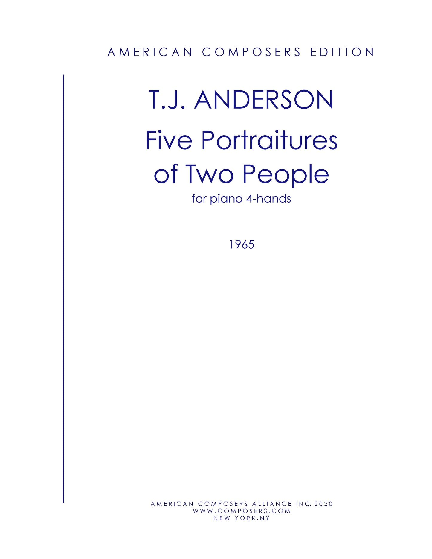 FIVE PORTRAITURES OF TWO PEOPLE