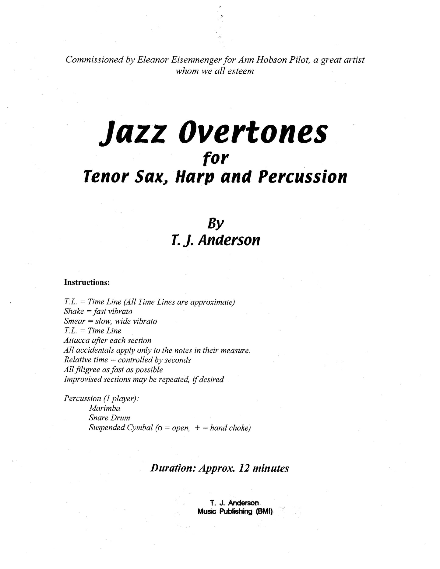 Jazz Overtones