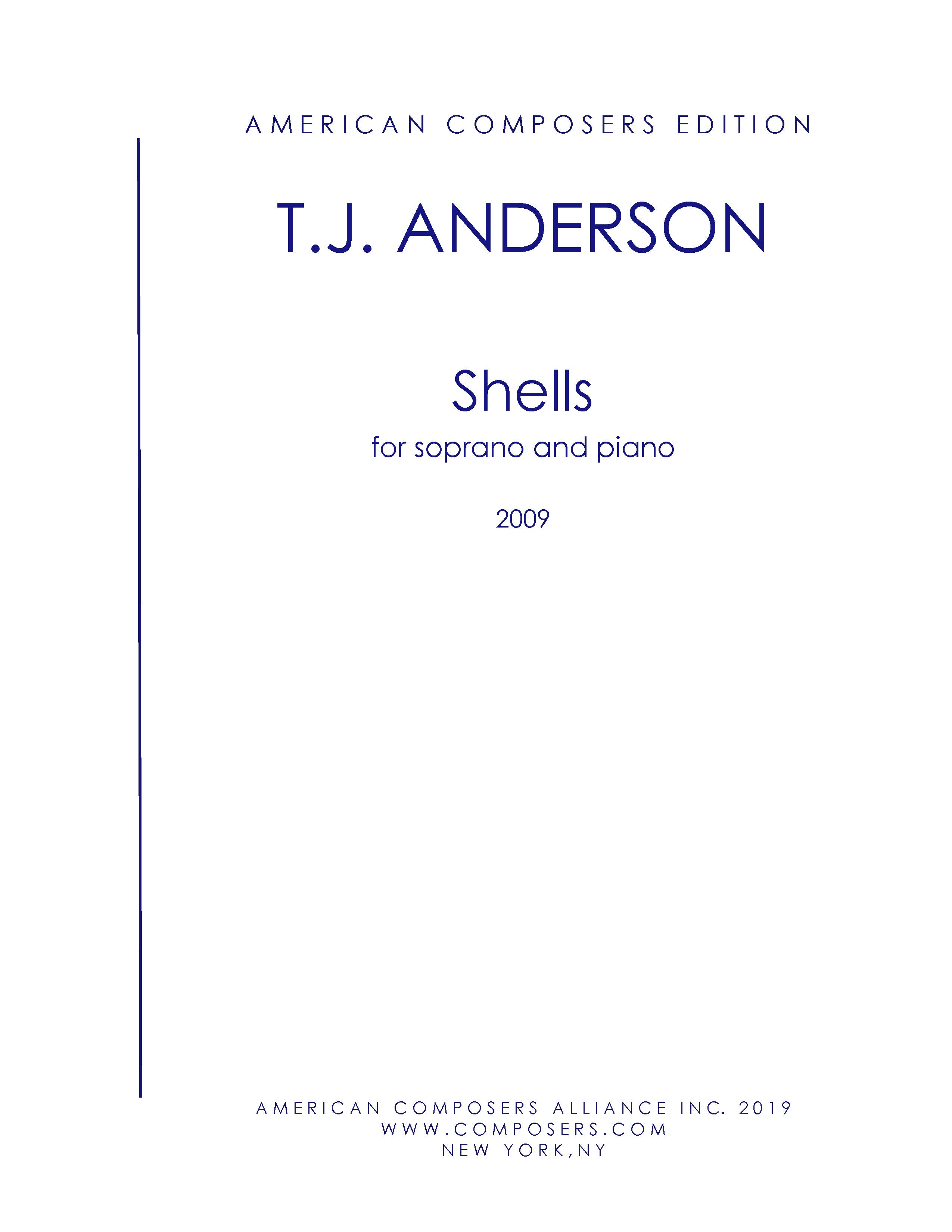 Shells – American Composers Alliance