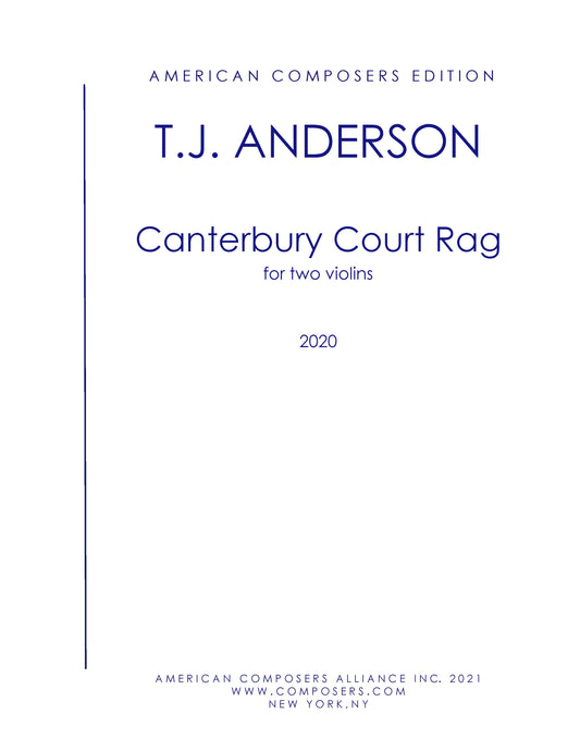 Canterbury Court Rag