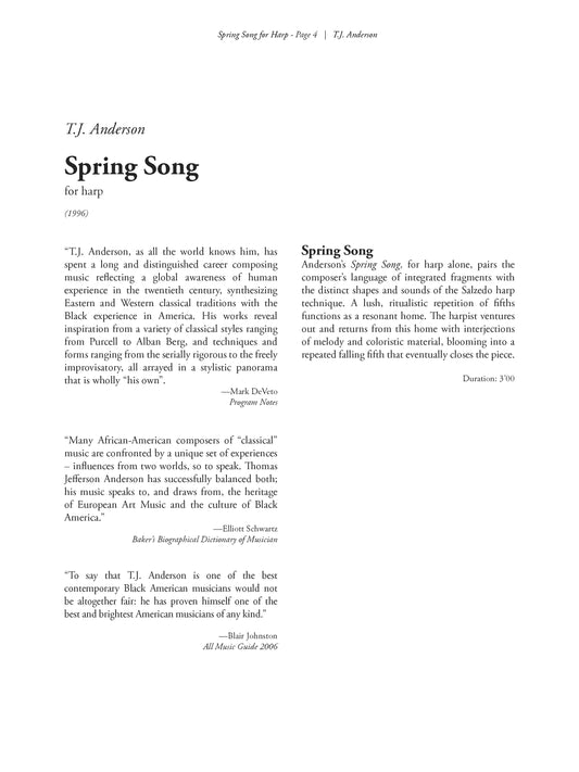 Spring Song