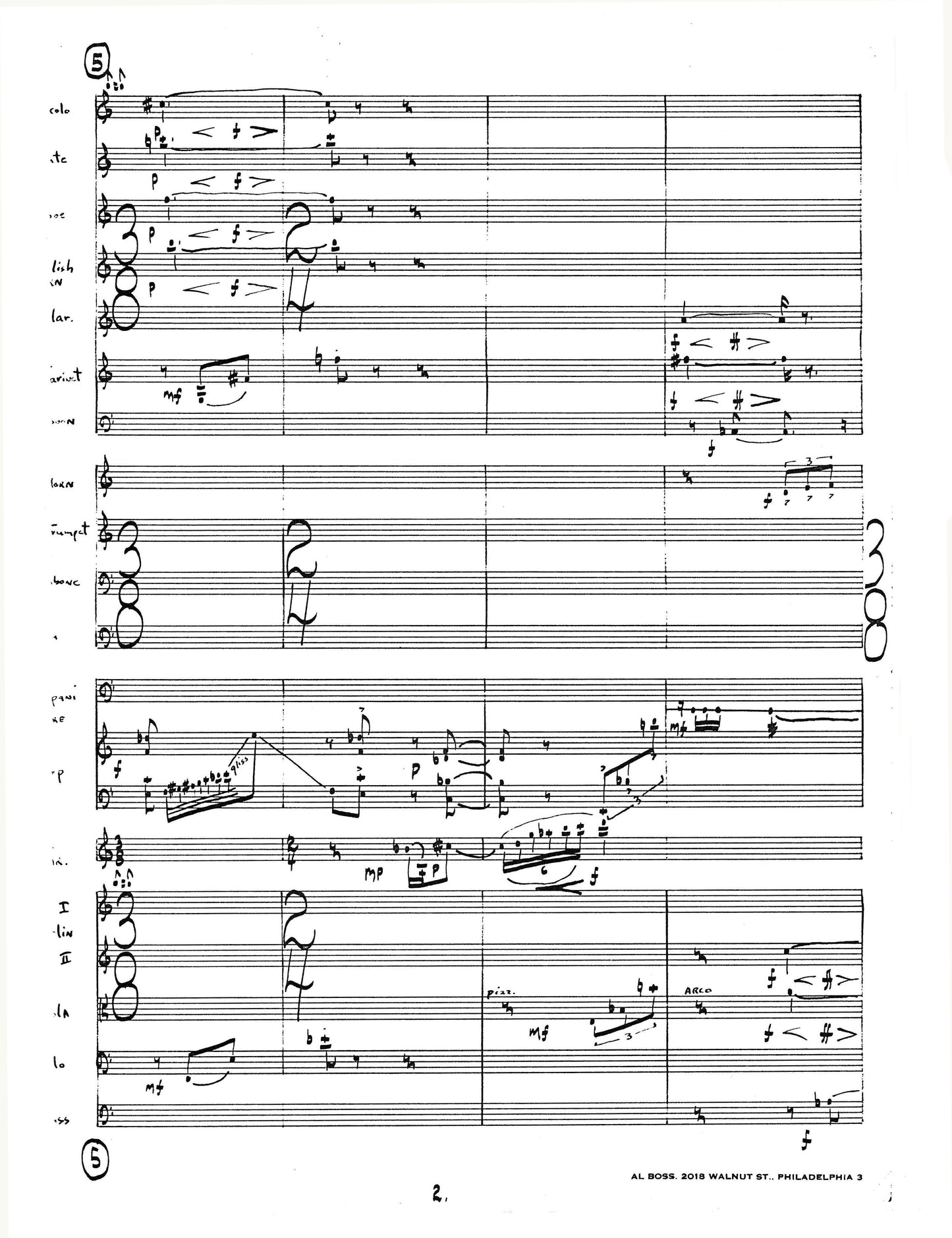 Six Pieces for Clarinet and Chamber Orchestra