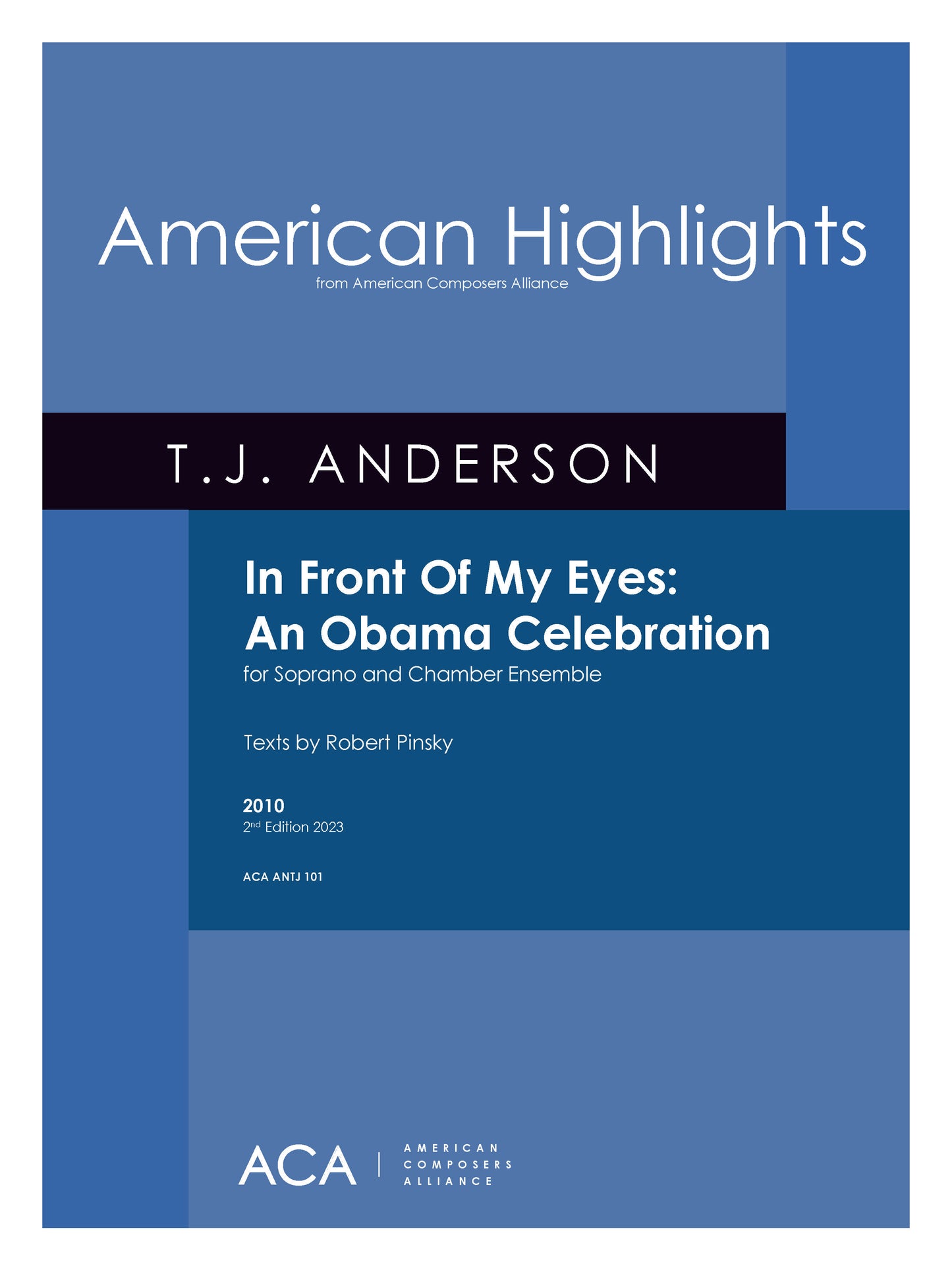 IN FRONT OF MY EYES: AN OBAMA CELEBRATION