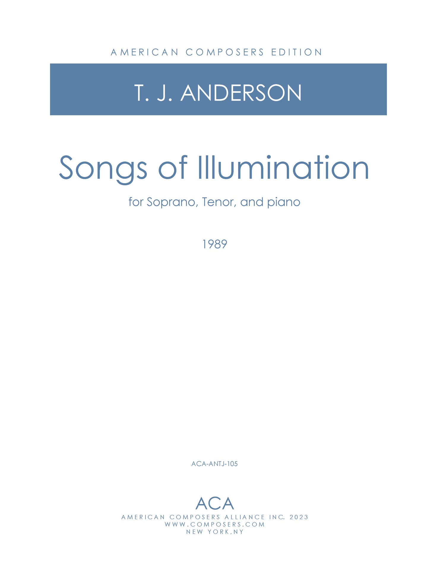 SONGS OF ILLUMINATION