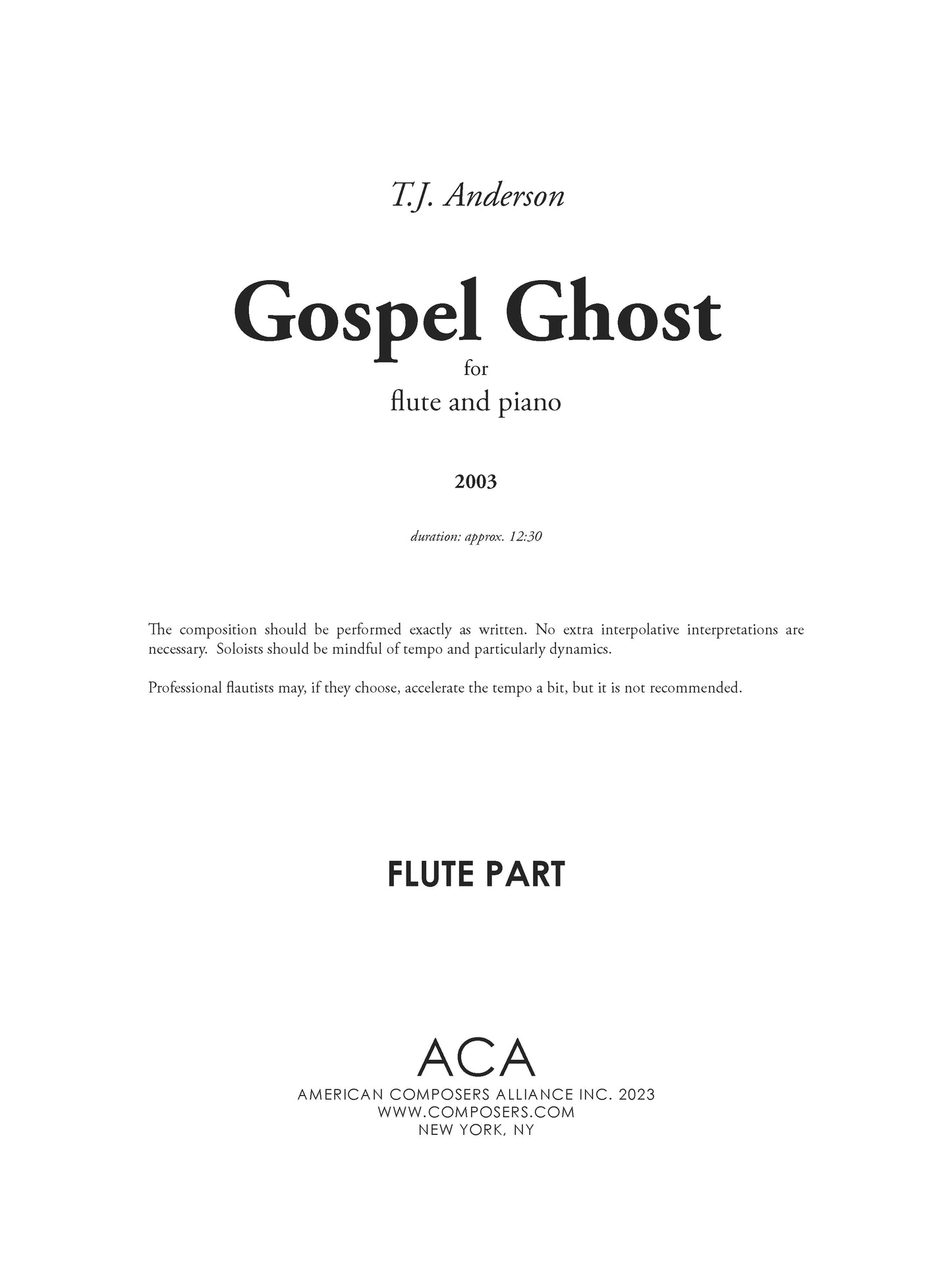 Gospel Ghost