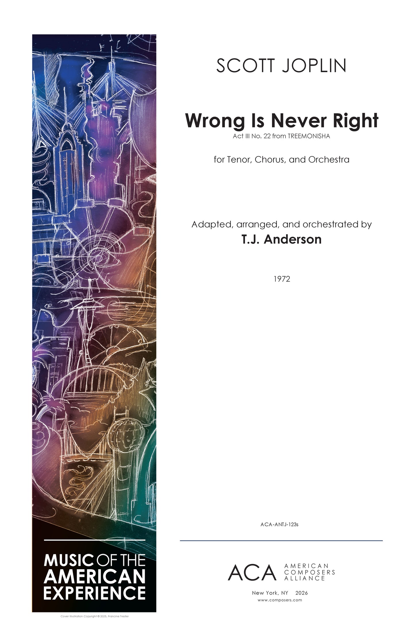 Wrong Is Never Right (from Treemonisha)