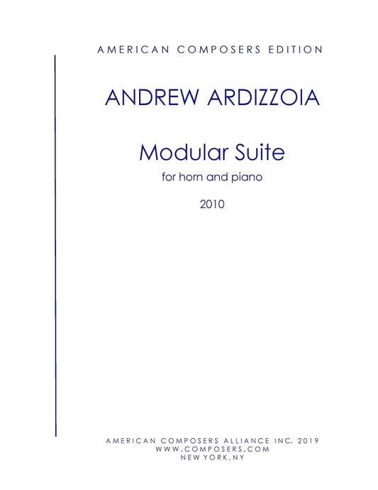 Modular Suite for Horn and Piano