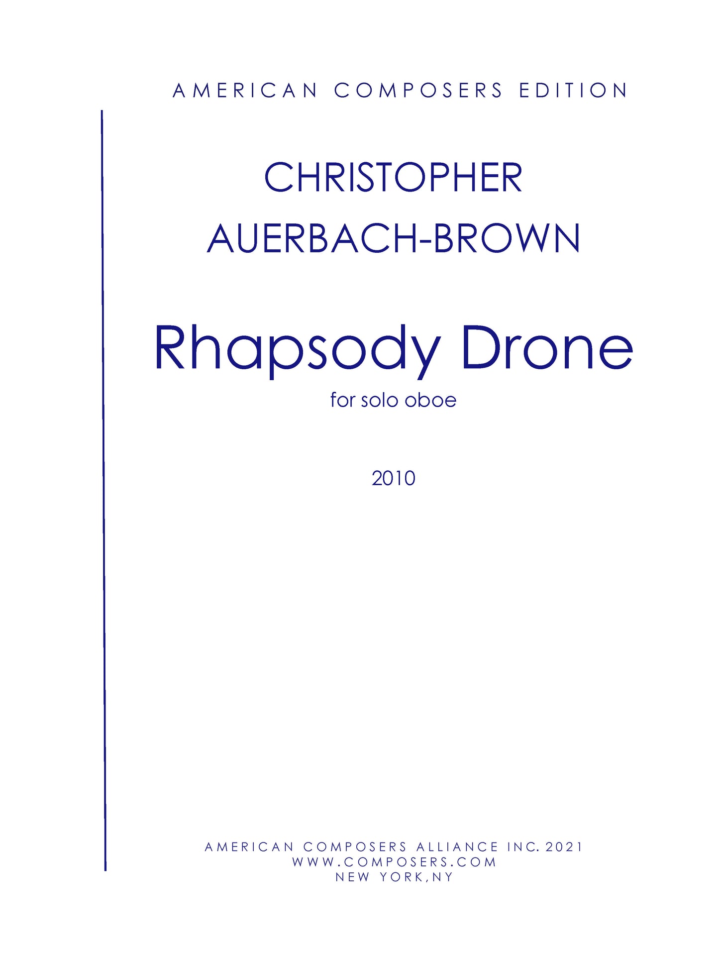 RHAPSODY DRONE