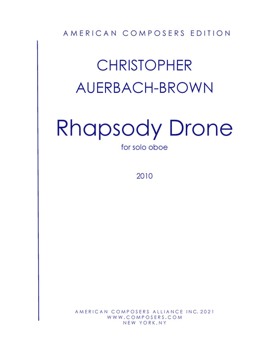 RHAPSODY DRONE