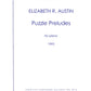 PUZZLE PRELUDES for Piano