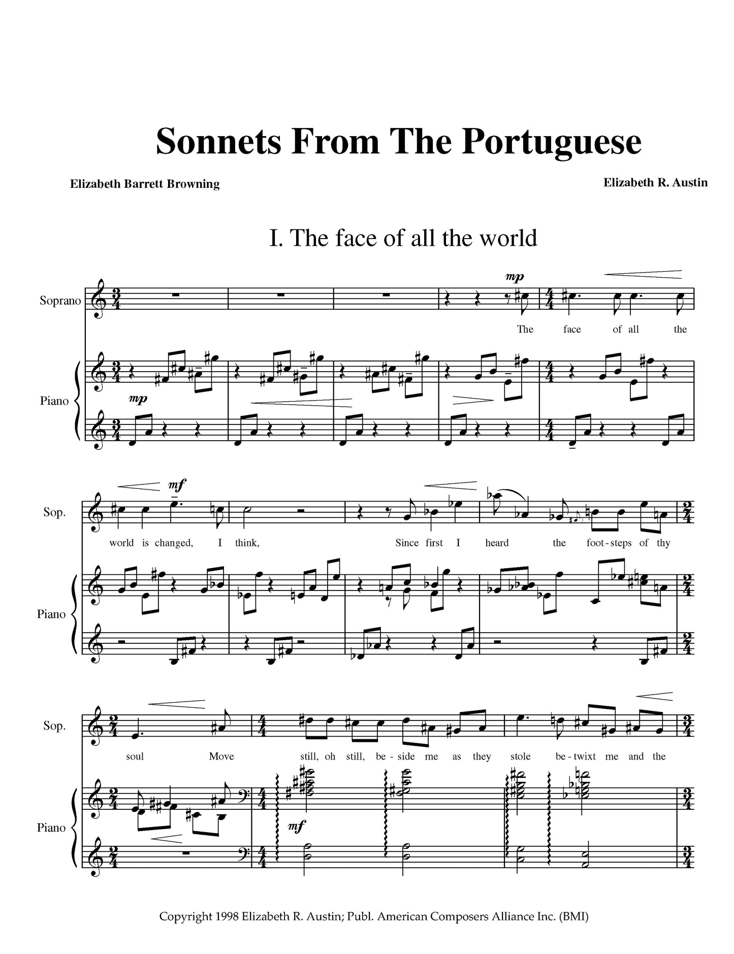 Sonnets From the Portuguese