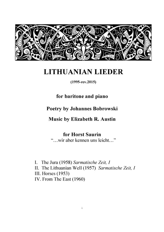 Litauische Lieder