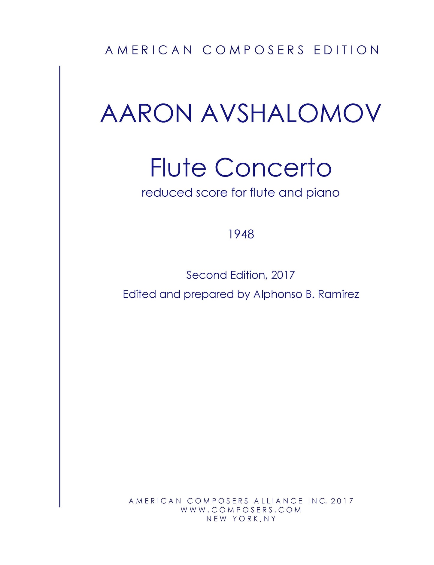 FLUTE CONCERTO - piano reduction