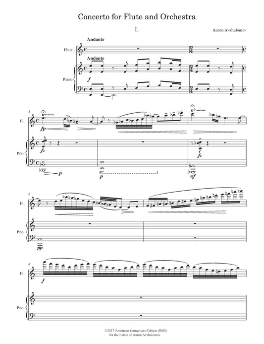 FLUTE CONCERTO - piano reduction