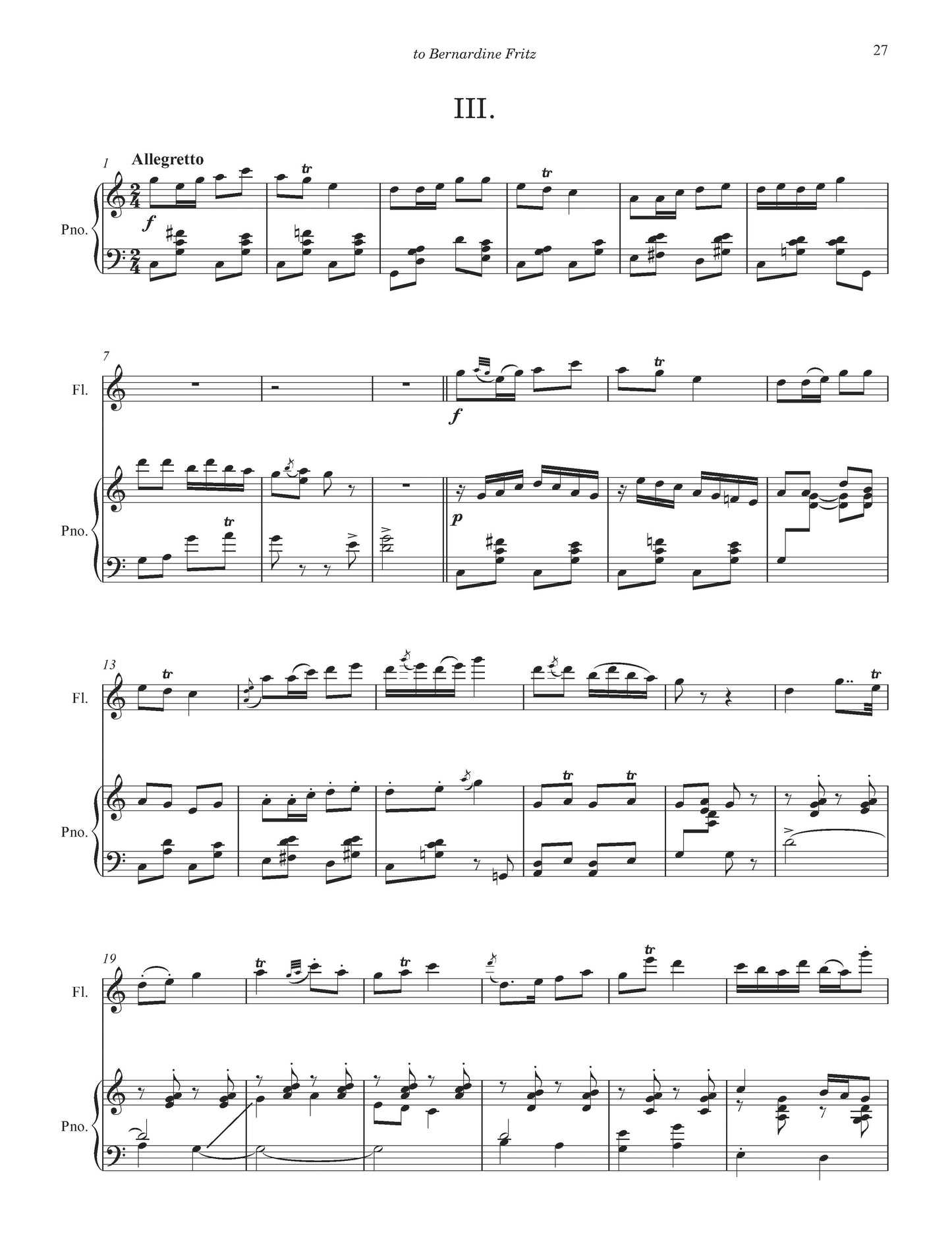 FLUTE CONCERTO - piano reduction