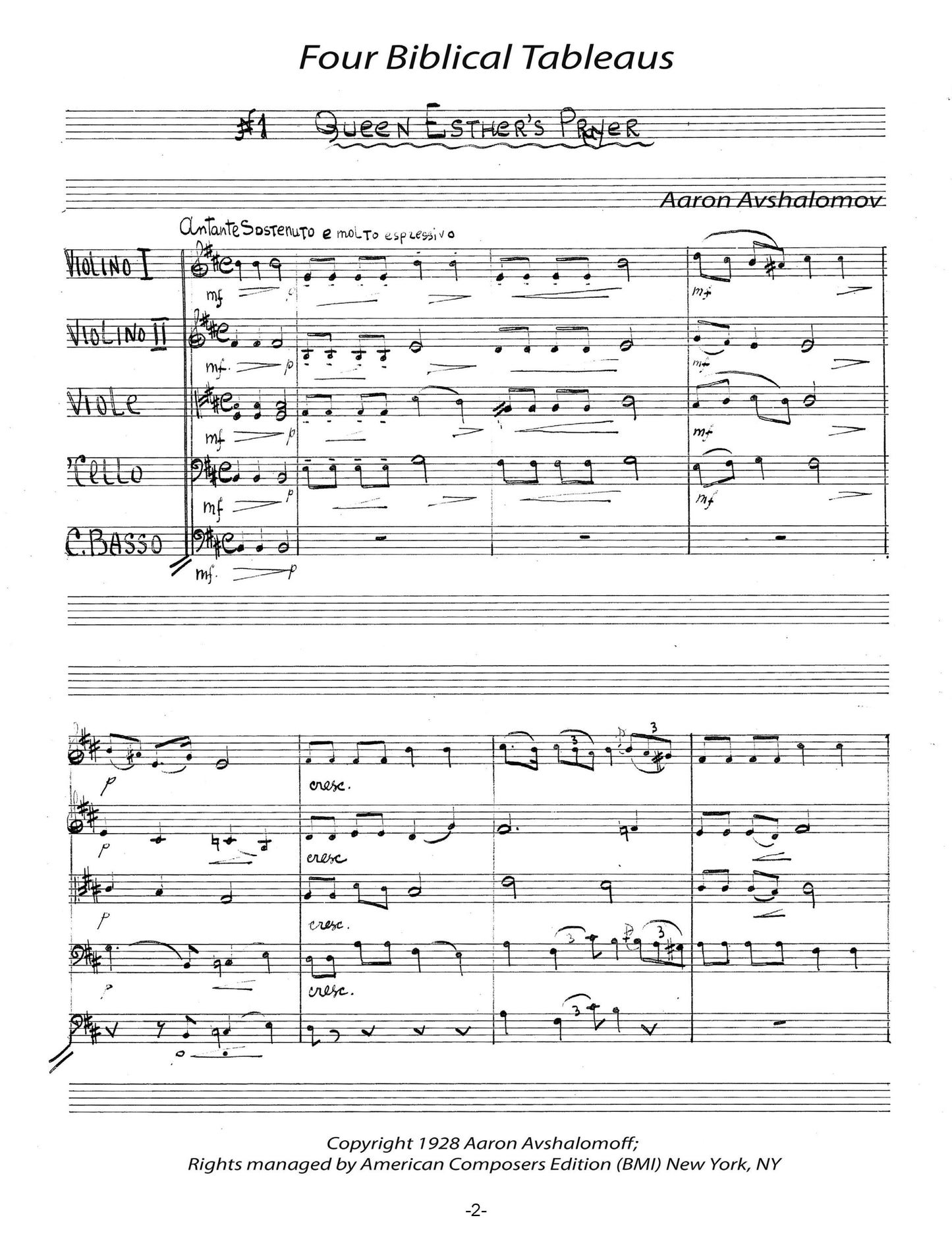 GREAT WALL - Full Score: Prologue, Acts I through VI, Script and Notes