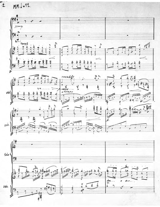 PIANO CONCERTO IN G (Concerto on Chinese Themes) - reduced score for 2 pianos