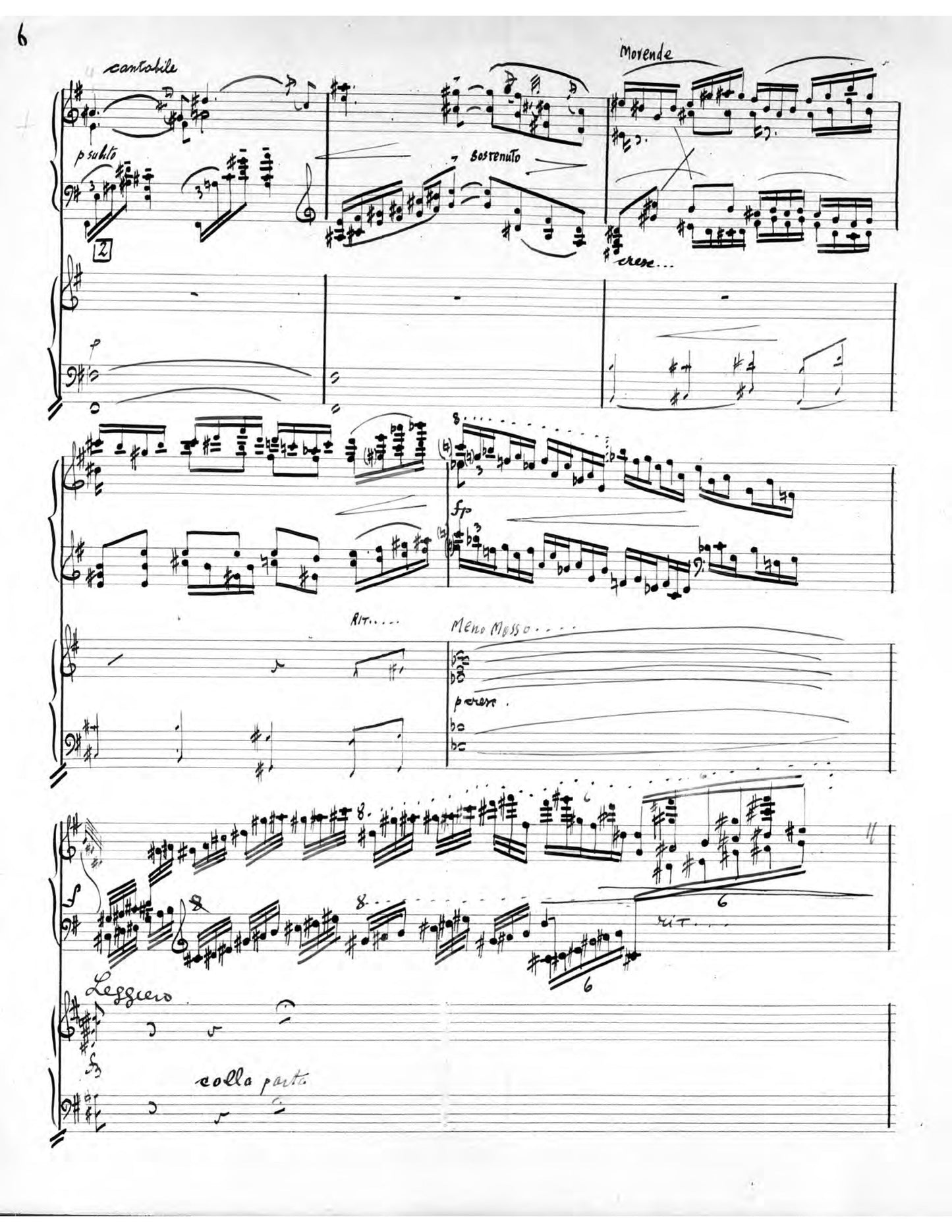 PIANO CONCERTO IN G (Concerto on Chinese Themes) - reduced score for 2 pianos