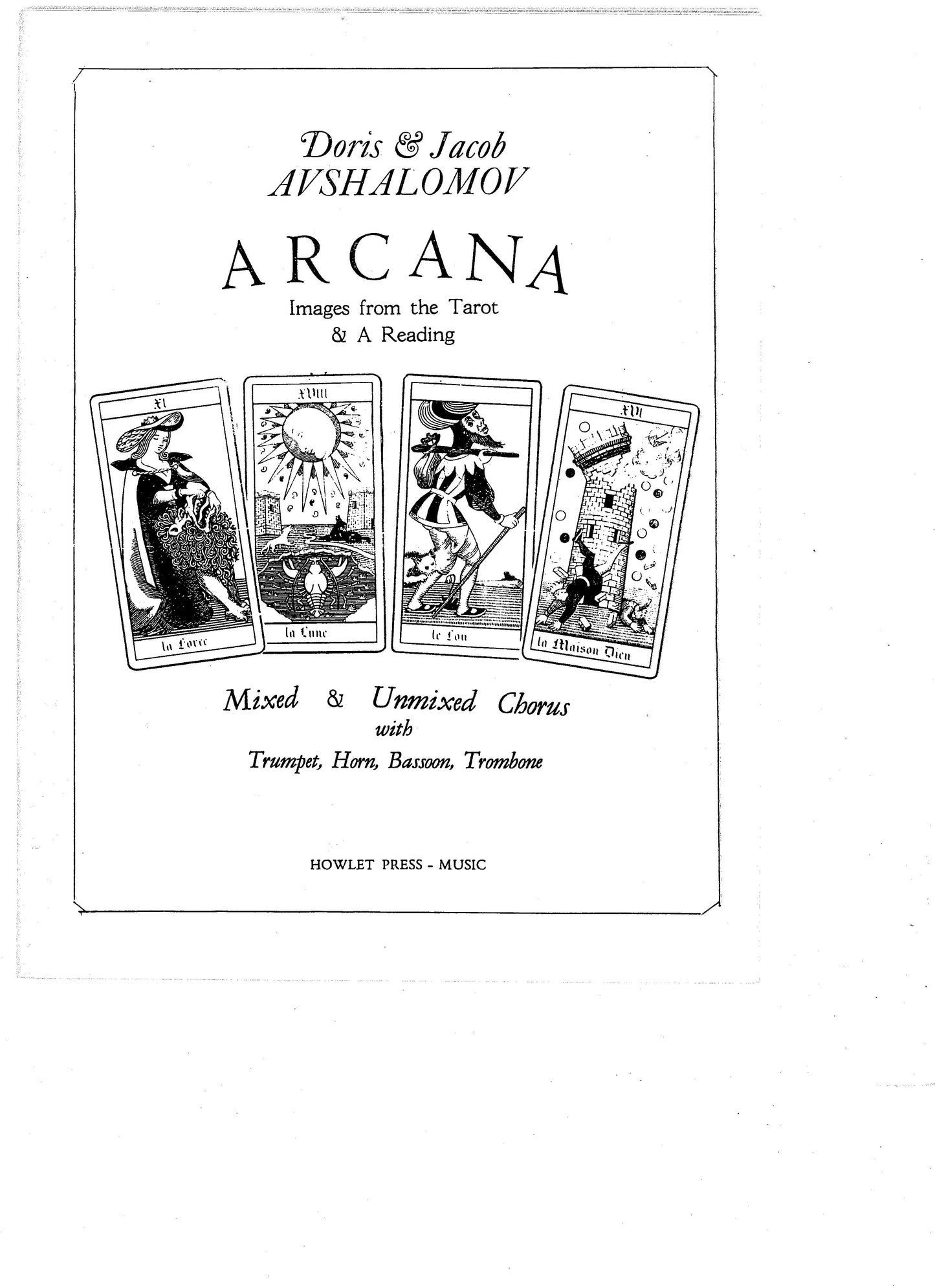 ARCANA - IMAGES FROM THE TAROT