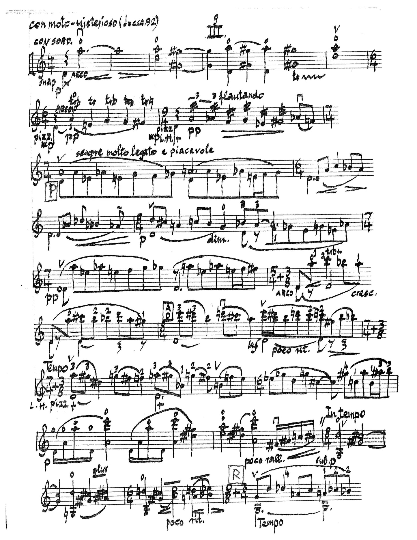 PARTITA FOR SOLO VIOLIN