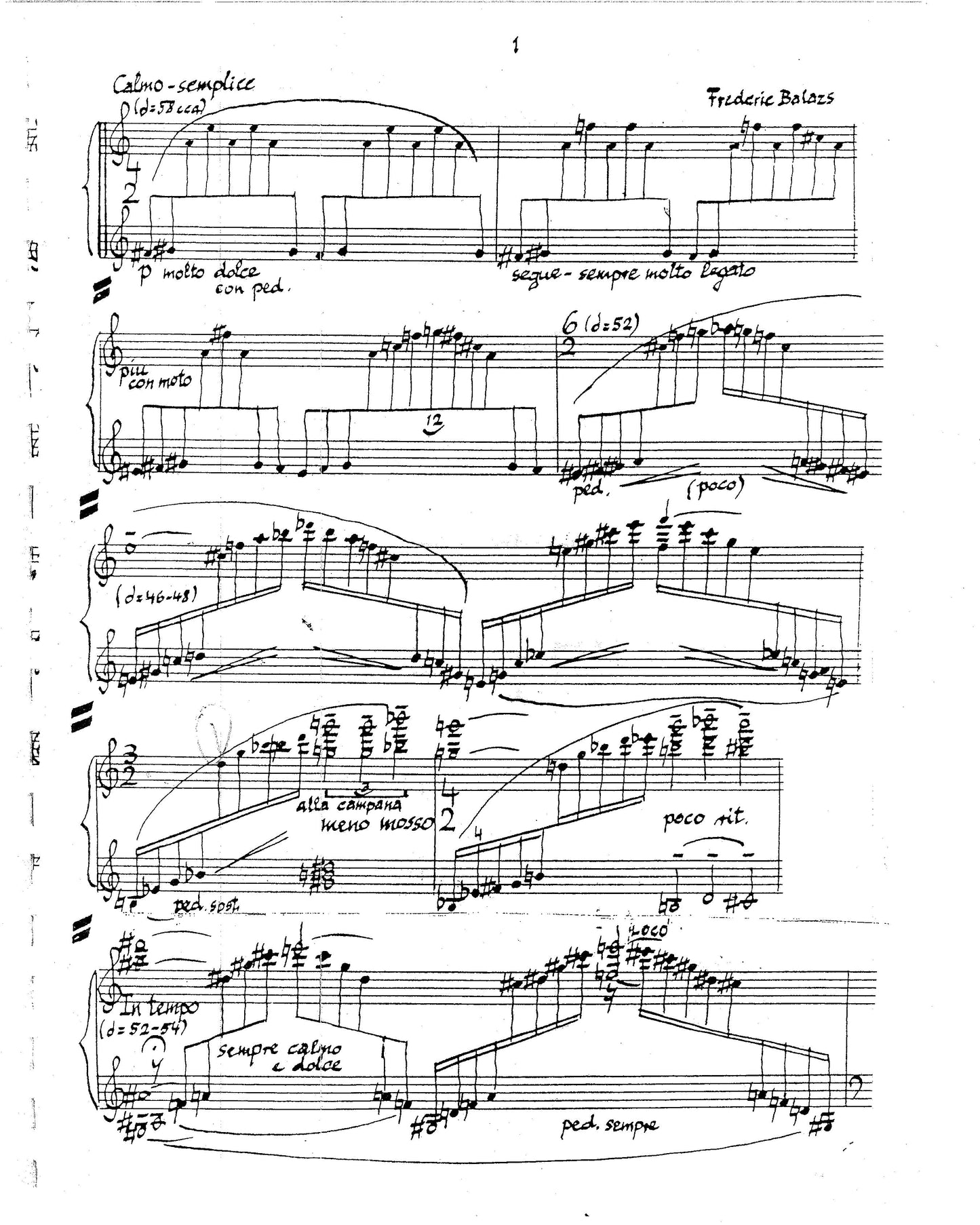 SONATA FOR PIANO