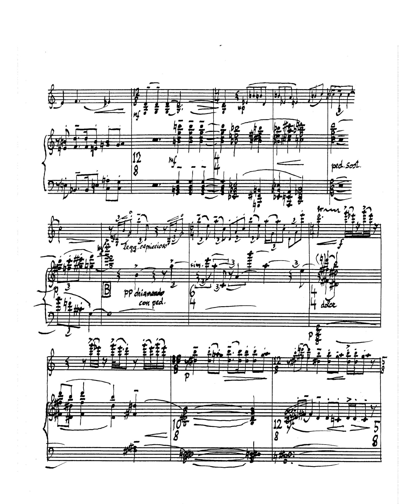 SONATA FOR VIOLIN & PIANO