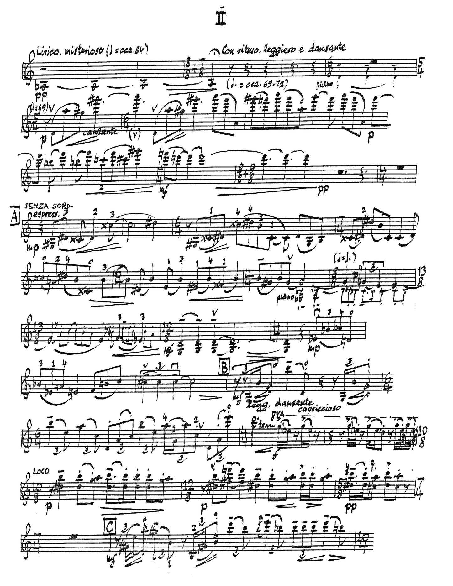 SONATA FOR VIOLIN & PIANO