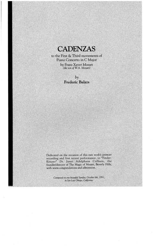 CADENZAS