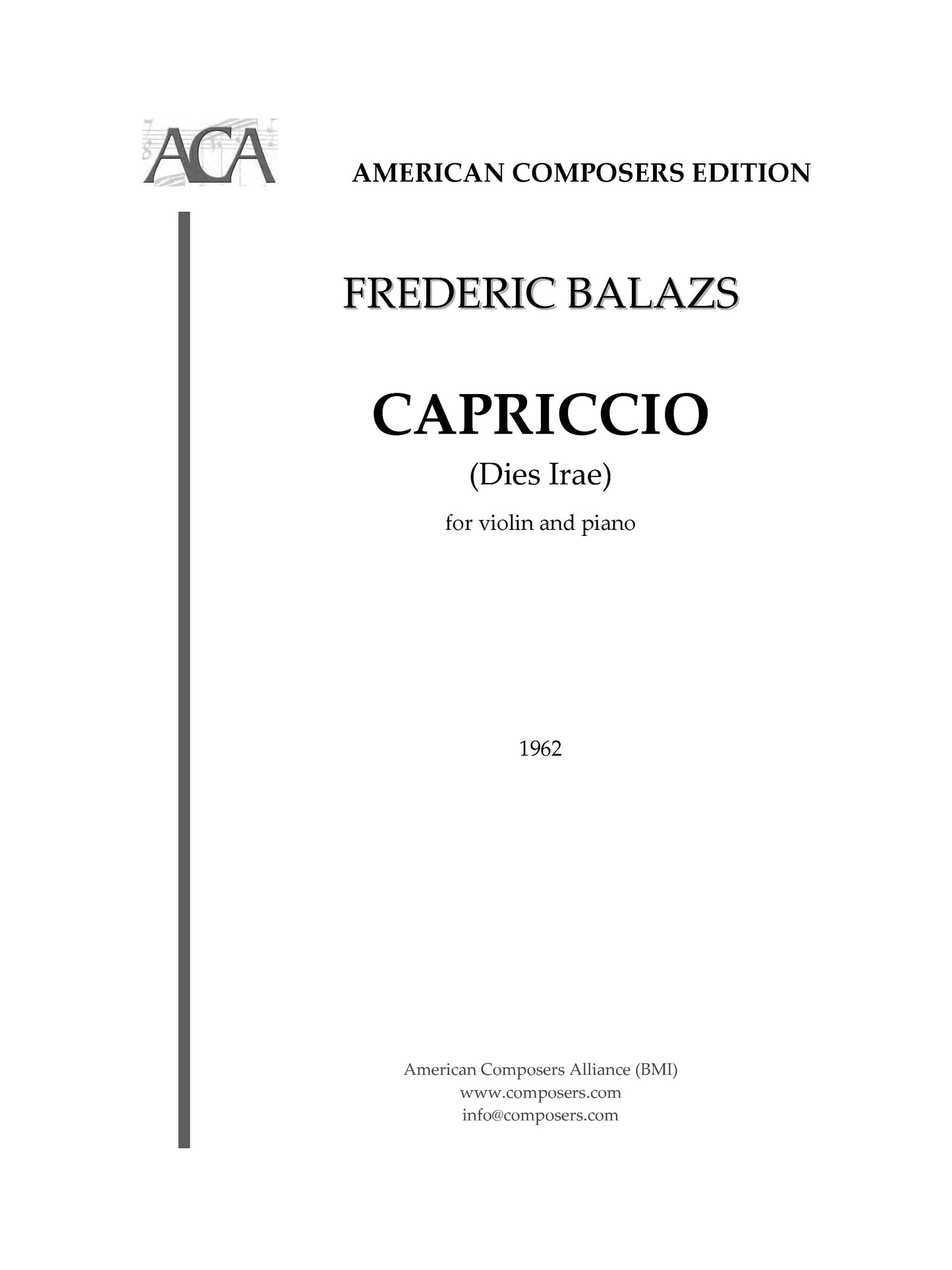 CAPRICCIO (Dies Irae)