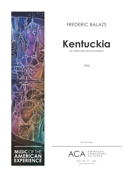 KENTUCKIA for Violin and Full Orchestra
