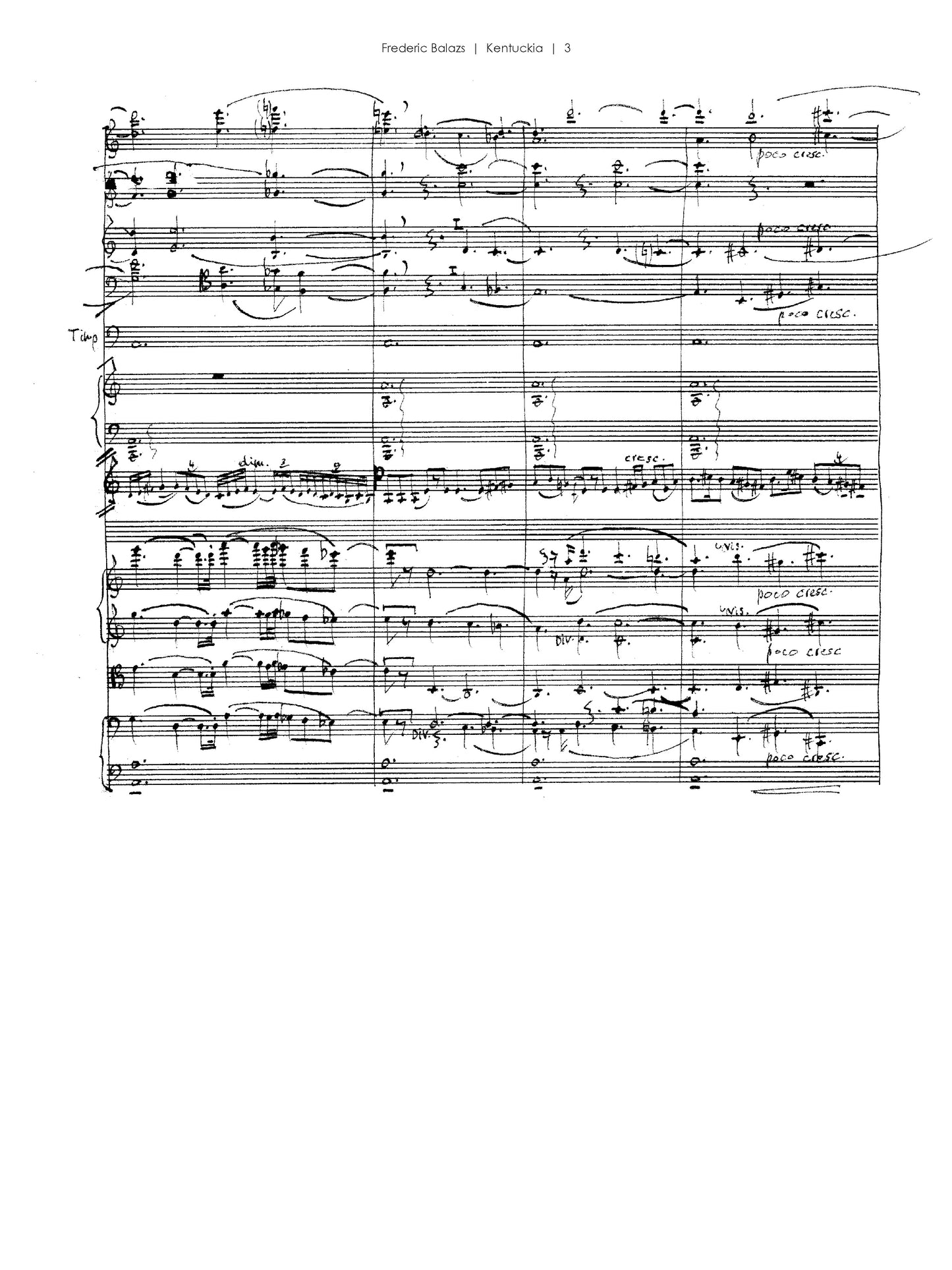 KENTUCKIA for Violin and Full Orchestra
