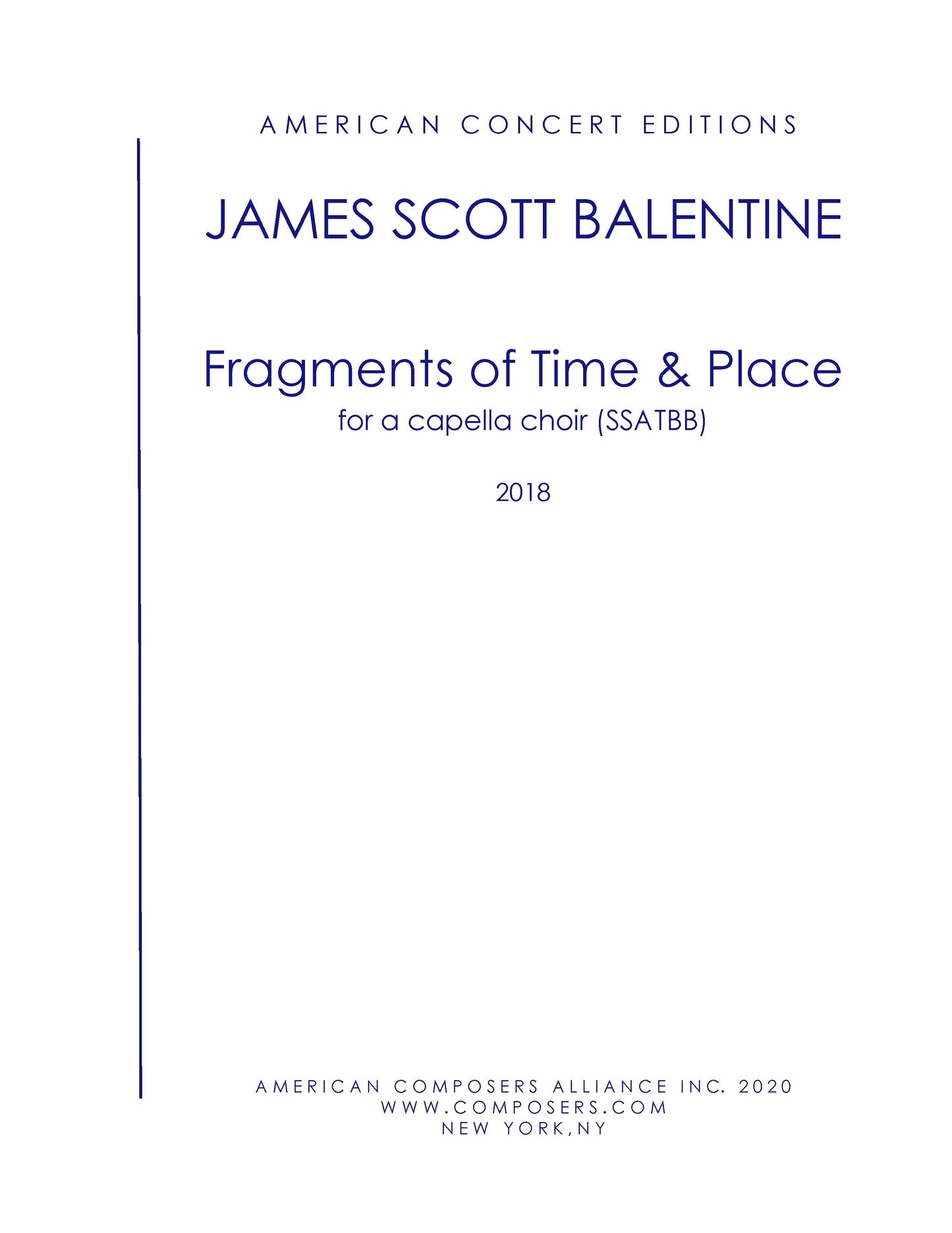 Fragments of Time and Place