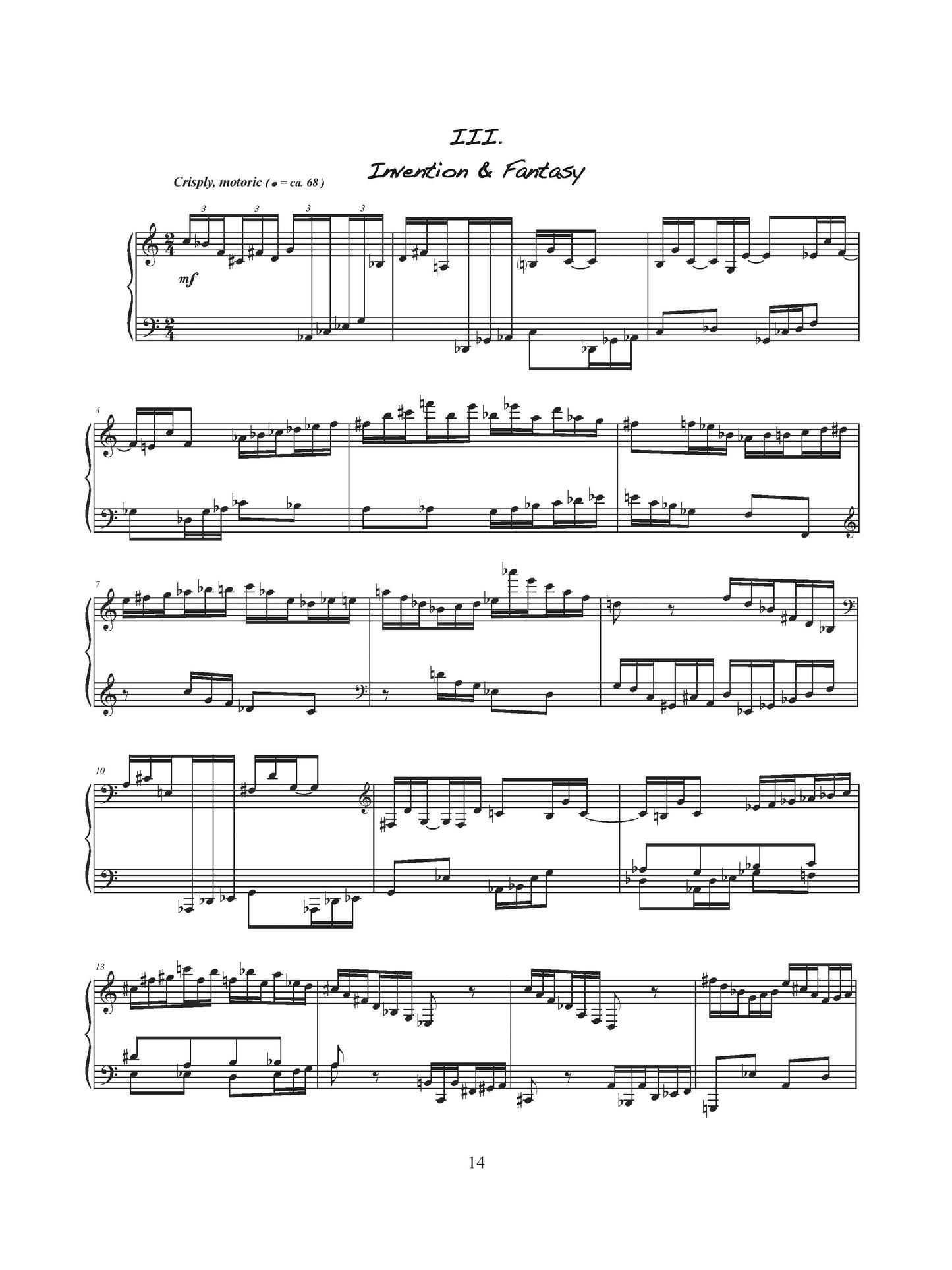 Piano Sonata No. 2 - "Steptoe"