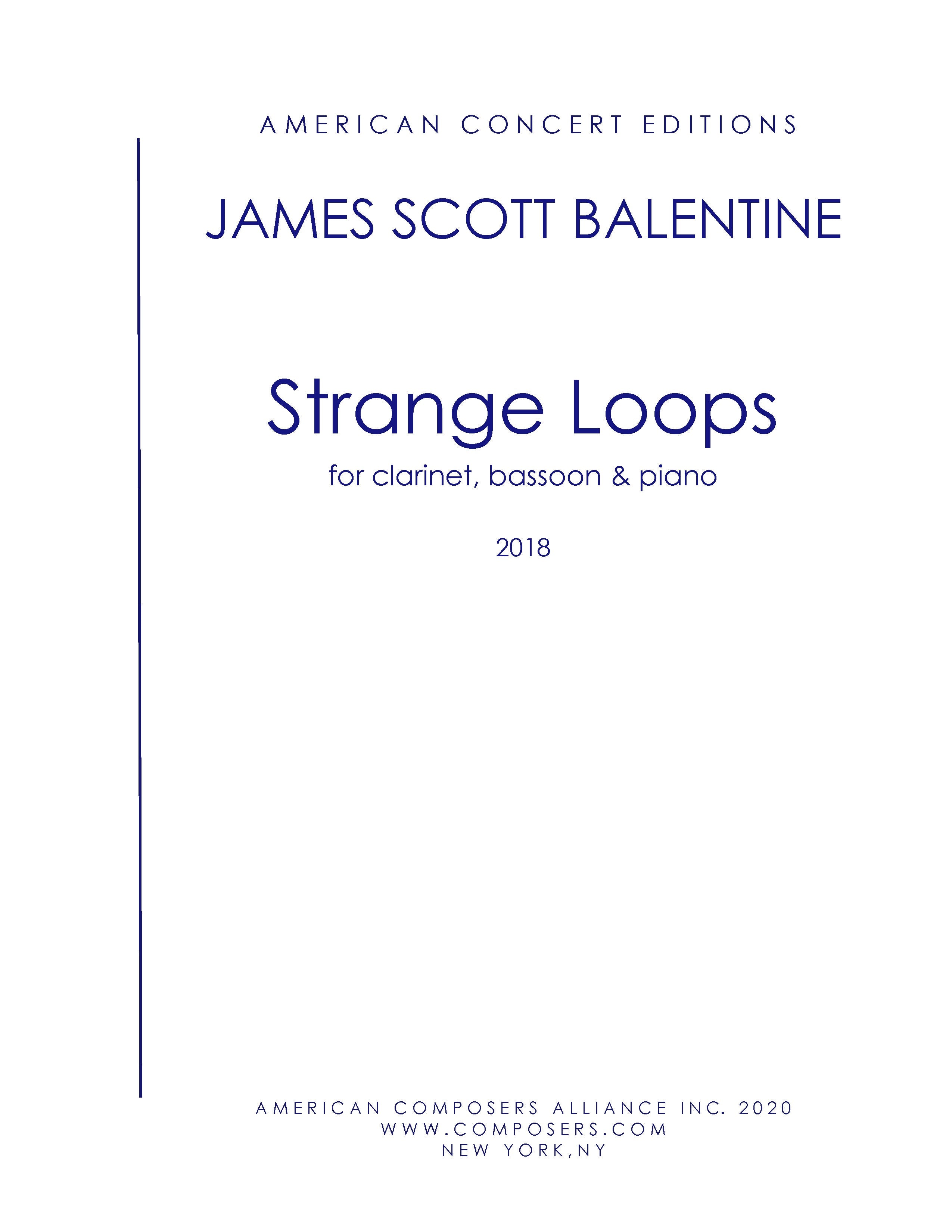 Strange Loops – American Composers Alliance