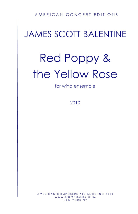 Red Poppy & the Yellow Rose