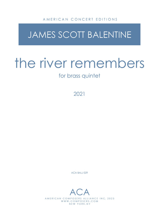 the river remembers