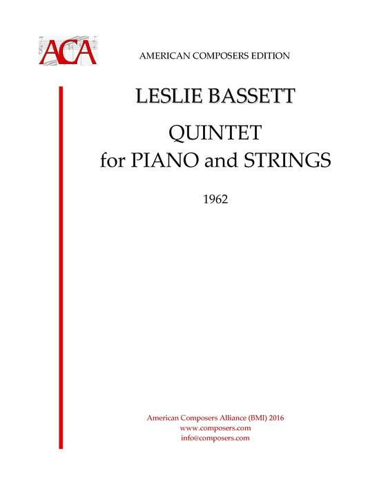 QUINTET FOR PIANO AND STRINGS